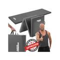 Produktbild: Miweba Sports Gymnastikmatte GM100, faltbar, rutschfest, Turnmatte für zuhause, Tragegriffe, PVC (Grau)