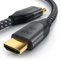 Produktbild: CSL - 8k HDMI Kabel 2.1 2m Meter - 8K @ 120Hz 4K @ 240Hz mit DSC - HDMI 2.1 2...