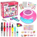 Produktbild: Nagelstudio Kinder Nageldesign & Nagelkunst  Mädchen 612 Jahre, Nageltrockner...
