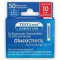 Produktbild: Testamed GlucoCheck Advance 50 Teststr.m.10 Lanz. 1 P