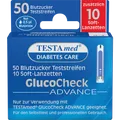 Produktbild: TESTAmed GlucoCheck ADVANCE Teststreifen 4103040897411