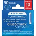 Produktbild: Testamed GlucoCheck Advance Blutzucker Teststreifen 1 P