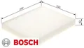 Produktbild: BOSCH 1987435135 Filter für Innenraumluft Innenraumfilter Filter