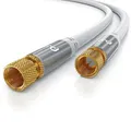 Produktbild: CSL - 5m SAT Kabel 8k 4k HDTV 135dB - Premium SAT Koaxialkabel Satellitenkabe...