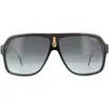 Produktbild: Carrera Aviator Unisex Sonnenbrille Schwarz Weiß Dunkel Grau Gradient