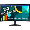 Produktbild: Samsung Monitor S36GD, S24D364GAU, 24 Zoll, Full HD 1920 x 1080 Pixel, 4 ms, 100 Hz, Curved