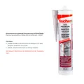 Produktbild: Fischer Sanitärsilicon DSSA 310 ml anthrazit - 512211