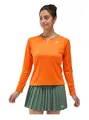 Produktbild: Yonex Tennis-Langarmshirt Crew Neck French Open (Roland Garros) 2024 orange Damen, Größe: S