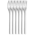 Produktbild: Puresigns One Extra Premium Kuchengabeln Set aus 18/10 Edelstahl, 6 Stück, Mattes Finish, Ideal für Kuchen und Desserts, Inklusive Geschenkverpackung
