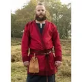 Produktbild: Battle Merchant Wikinger-Kostüm Klappenrock Bjorn, Wikinger-Mantel, rot XXL rot XXL | XXL