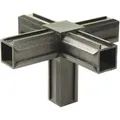 Produktbild: XD-Rohrverbinder Kreuzstück mit Abgang Schwarz für Ø 20 mm