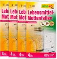 Produktbild: Inseko Klebefalle 16x inseko Lebensmittelmotten Falle I insektizidfrei und geruchlos, Pheromonfalle gegen Lebensmittelmotten und zur Befallsermittlung