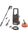 Produktbild: BLACK+DECKER Hochdruckreiniger BXPW1500PE mit Patio Cleaner und Feste Bürste (1500 W, 120 bar, 390 l/h)