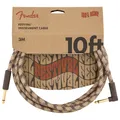 Produktbild: Instrumentenkabel Fender Festival Hemp Brown Stripe 3 m Audio Kabel Gitarre NEU