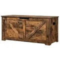 Produktbild: Truhe   , braun , Metall,Sperrholz , Maße (cm): B: 100 H: 46