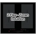 Produktbild: Wolkenstein - Induktionskochfeld 60 Cm Autark 2 Doppel-flexzonen Wif60-2fzf