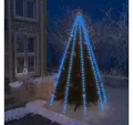 Produktbild: vidaXL Lichterkette Weihnachtsbaum-Lichternetz mit 400 LEDs Blau 400 cm