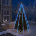 Produktbild: Weihnachtsbaum-Lichternetz mit 400 LEDs Blau 400 cm