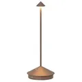 Produktbild: Zafferano Pina Pro Bronze LED-Tischleuchte, wiederaufladbar und dimmbar - 2,2 W, 2200-2700-3000 K, IP54