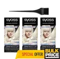 Produktbild: Syoss 12-53 Platinum Pearl Blond Profi Salonqualität Haarfarbe 3er Pack
