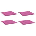 Produktbild: vidaXL Gartenstuhl Kissen 4 STK., Kissen für Gartenmöbel Hocker Sofa, Wasserabweisendes Sitzpolster, Sitzkissen Stuhlpolster, Rosa Stoff