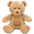 Produktbild: Teddy Eddy - Kuscheliger Teddybär aus 100 Recycling-Plüsch, 23 cm - Hundespie...