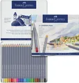Produktbild: FABER-CASTELL Aquarellstifte GOLDFABER 24er Metalletui