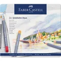 Produktbild: 1 bis 12x FABER-CASTELL Aquarellstifte GOLDFABER, 24er Metalletui BIS 32% RABATT