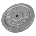 Produktbild: GORILLA SPORTS® Hantelscheiben - Set/Einzeln, 0,5 kg, 1,25 kg, 2 kg, 2,5 kg, 5 kg, 10 kg, 15 kg, 20 kg, 25 kg, 30 kg Gewichte, 30/31 mm, Gusseisen, Silber/Schwarz - Gewichtsscheiben, Bumper Plates