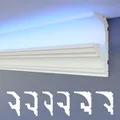 Produktbild: HEXIMO LED Stuckleisten 2in1, indirekte Beleuchtung Deckenleisten XPS Styropor-Wandleisten Lichtvouten-Deckenprofil (Muster HLED 6)