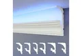 Produktbild: HEXIMO Eckprofil HLED 6 (LED Stuckleisten 2in1, indirekte Beleuchtung Deckenleisten XPS Styropor-Wandleisten Lichtvouten-Deckenprofil (Muster HLED 6)