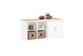 Produktbild: SoBuy Küchenbuffet KNL09 Kücheninsel Küchenschrank Kommode Schrank Sideboard Bartisch Buffet