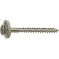 Produktbild: Spenglerschrauben Edelstahl 4.5x55 mm; 100 Stück; mit Dichtscheibe D = 15 mm; A2 Spengler Schrauben; Torx Antrieb TX20