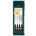 Produktbild: (2,119€/Stück) Artist Pen Fineliner - 4er Set schwarz Faber-Castell 167115