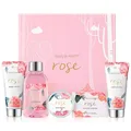 Produktbild: BODY & EARTH Geschenkbox für Frauen-5 tlg. Rose Geschenkset Frauen, 