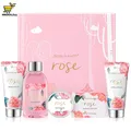 Produktbild: Geschenkset Frauen Rosen Körperpflege Geschenkbox Spa Hautpflege