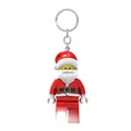 Produktbild: LEGO Iconic Santa Schlüsselanhänger LED-Taschenlampe Spielzeuge Geschenke für Kinder - 76 mm große Figur (KE189) - 2 CR2025 Batterien enthalten