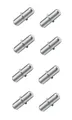 Produktbild: Bodenträger Regalbodenträger Regalhalter 5mm Metall verzinkt 8 Stück (0226)