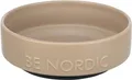 Produktbild: TRIXIE Hundenapf aus Keramik BE NORDIC 500 ml taupe - moderner Fressnapf für kleine Hunde ø 16 cm Keramiknapf mit rutschfester Gummierung - 24526