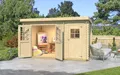 Produktbild: weka Gartenhaus 254 Gr.1, 28 mm, DT, Nebenraum ET