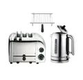 Produktbild: Dualit Toaster Dualit Set 3er Toaster, 1,7 L Wasserkocher, Brötchenaufsatz, Zange