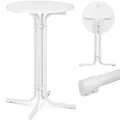 Produktbild: Tisch, rund, hoch, klappbar, Stehtisch, Durchmesser 70 cm, Höhe 110 cm, weiß