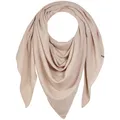 Produktbild: Enter the Complex® Schal Damen, Dreieckstuch, Halstuch, 100% Merino Wolle, 240 x 100 cm, Beige