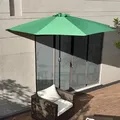 Produktbild: Halb-Sonnenschirm Eger Ø300 Halbrund Grün [casa.pro]