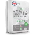 Produktbild: Welldora - Premium Milbenbezug Matratzen 100x200x20 cm - Fachärztlich getesteter Allergiker Matratzenschoner - Anti Milben Bettwanzen Encasing
