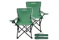 Produktbild: 24Move Campingstuhl 24MOVE® Campingstuhl faltbar,2er Set,Anglerstuhl,Liegestuhl,Getränke (bis max. 100 kg), mit Tragetasche, grün, Klappstuhl, bis 100kg belastbar