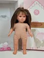 Produktbild: Llorens Puppe Sara mit brünetten Haaren Modepuppe Weich 35cm Ohne Kleidung Puppe