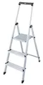 Produktbild: KRAUSE Stehleiter Solidy, Aluminium, 1x3 Stufen, Arbeitshöhe ca. 262 cm