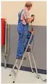 Produktbild: Krause Solidy - Stufenleiter - 3 Stufen - Arbeitshöhe: 2.65 m - Aluminium (126214)