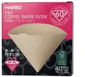 Produktbild: Hario Misarashi Papierfilter V60-02, ungebleicht, 40 St, 40 Stück